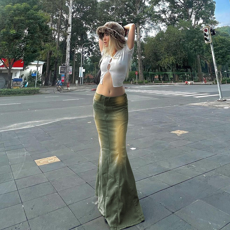 Women's Fashion Personality Denim Skirt - Image 8