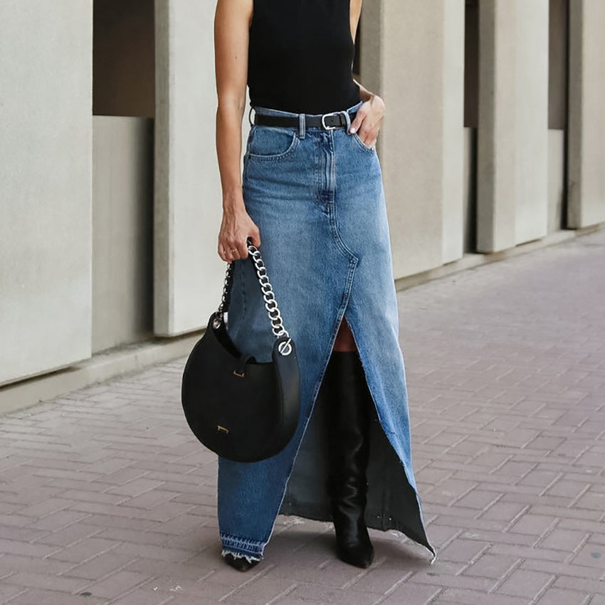 Women's Fashion Casual Denim Skirt - Image 8